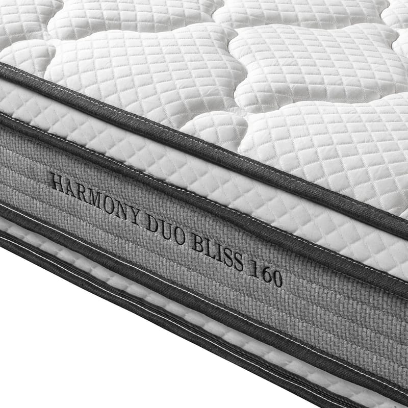 Resårmadrass Harmony Duo Bliss 160x200x28 cm vändbar - Möbler - Säng - Madrasser - Bäddmadrass