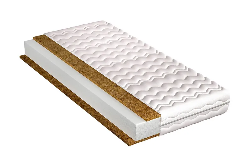 Kronos Madrass 200x180x15 cm, Vit