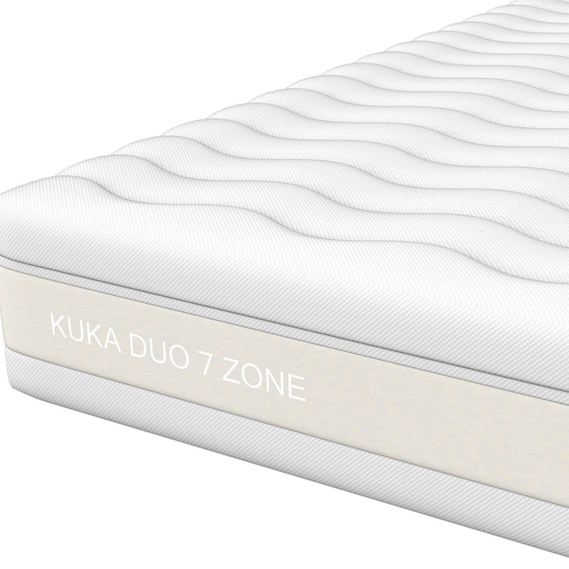 Resårmadrass Kuka Duo 7 zoner 160x200x23 cm - Möbler - Säng - Madrasser - Bäddmadrass