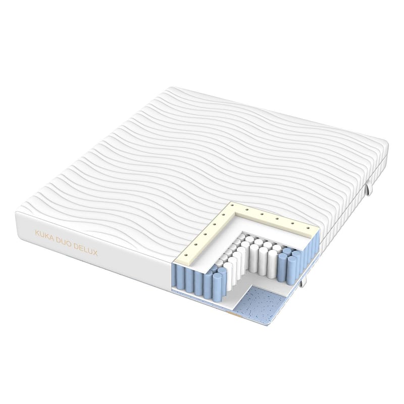 Resårmadrass Kuka Duo Delux 160x200x26 cm, undefined
