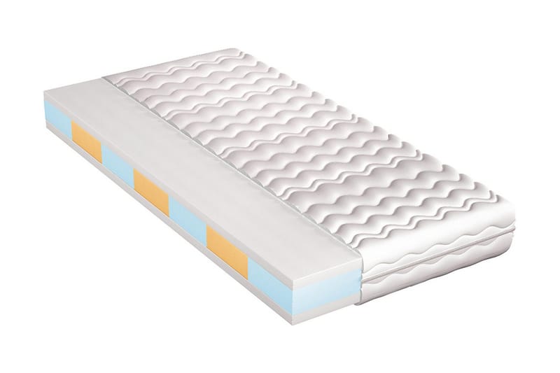 Lorene Madrass 200x180x16 cm, Flerfärgad