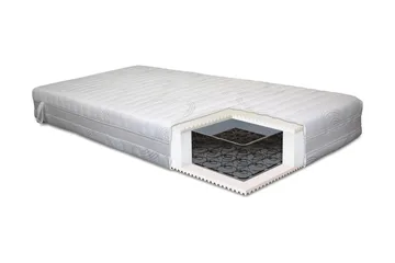 Lowell Resårmadrass 160x200 Fast - Vit - Möbler - Säng - Madrasser - Resårmadrass & resårbotten