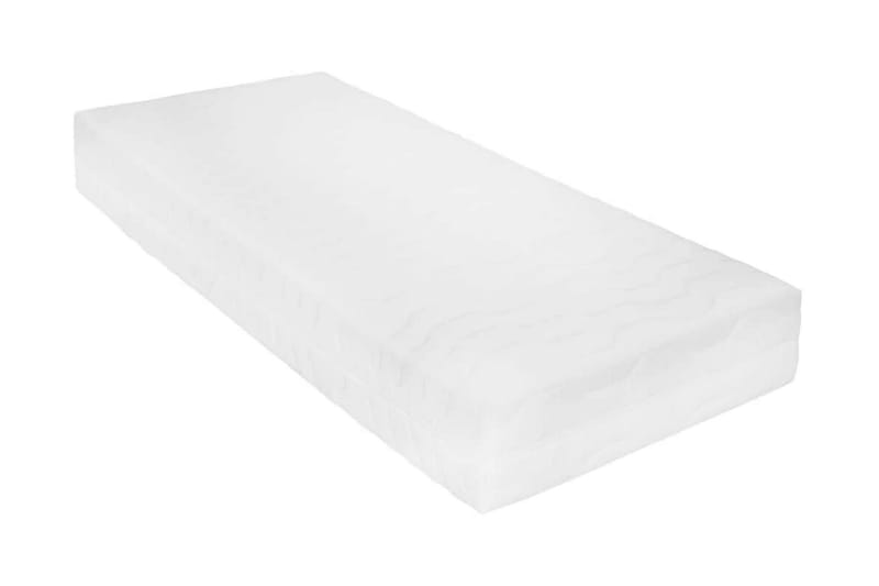 Madrass 120x200 cm 7 zoner pocketfjädrar 20 cm H2 - Vit - Möbler - Säng - Madrasser - Resårmadrass & resårbotten