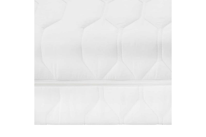 Madrass 120x200 cm 7 zoner pocketfjädrar 20 cm H2 - Vit - Möbler - Säng - Madrasser - Resårmadrass & resårbotten