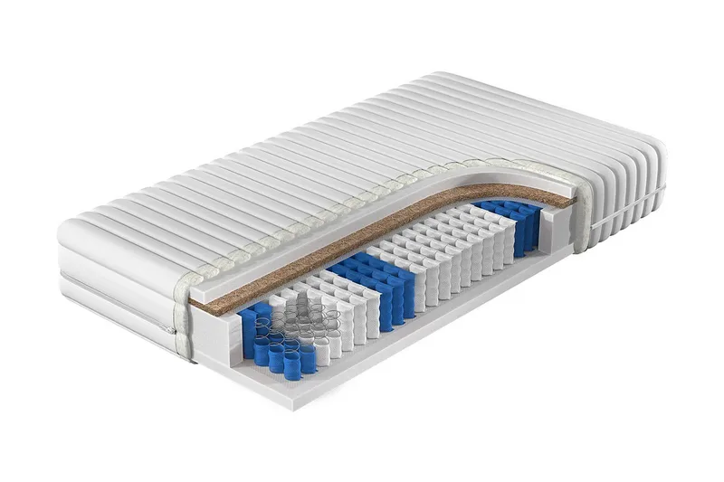 Madrass 160x200 - Vit - Möbler - Säng - Madrasser - Resårmadrass & resårbotten