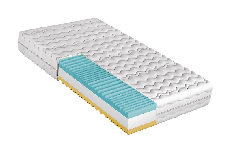 Madrass 80x200  Vit, Vit