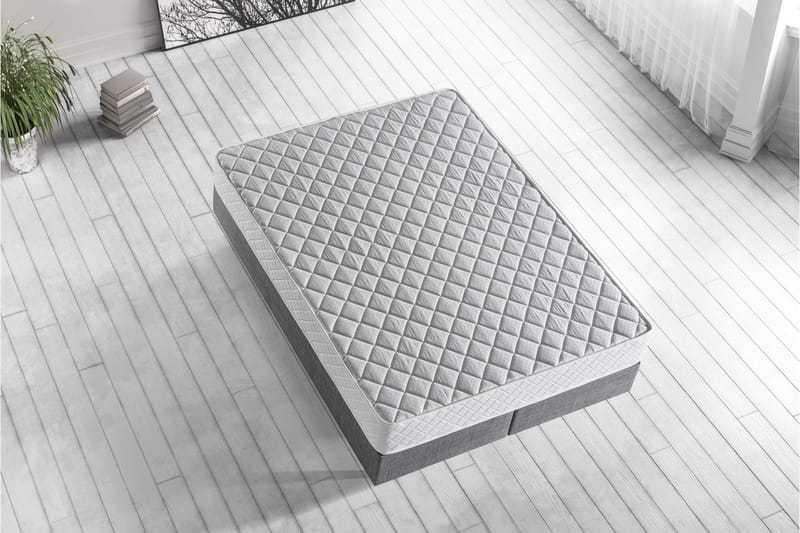 Resårmadrass 120x200 cm - Vit - Möbler - Säng - Madrasser - Resårmadrass & resårbotten