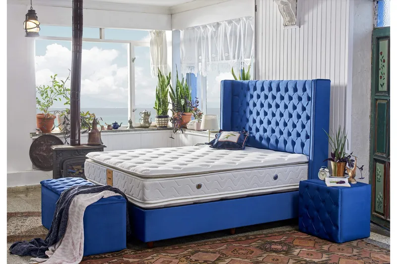 Resårmadrass 140x190 cm - Vit - Möbler - Säng - Madrasser - Resårmadrass & resårbotten