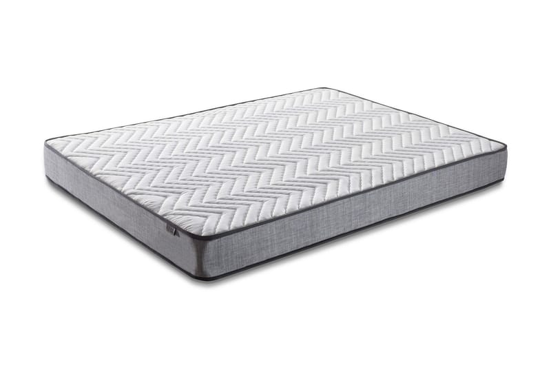 Res�årmadrass 140x190 cm - Vit/Grå - Möbler - Säng - Madrasser - Resårmadrass & resårbotten
