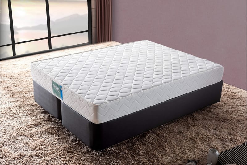 Resårmadrass 140x200 cm - Vit - Möbler - Säng - Madrasser - Resårmadrass & resårbotten