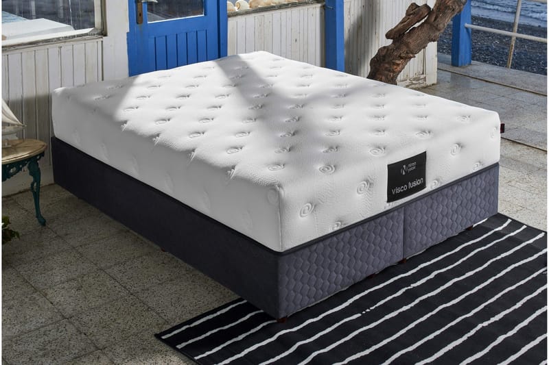 Resårmadrass 140x200 cm - Vit - Möbler - Säng - Madrasser - Resårmadrass & resårbotten