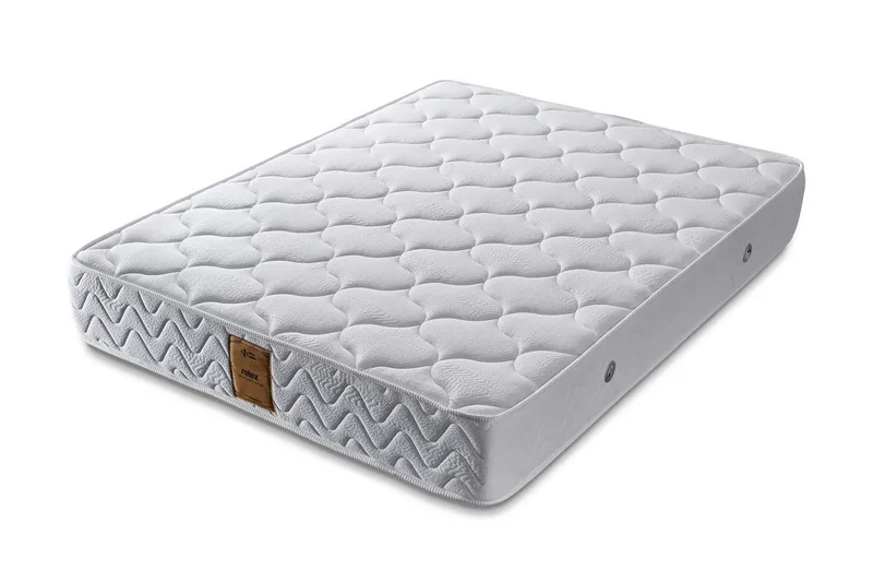 Resårmadrass 140x200 cm, Vit