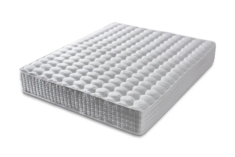 Resårmadrass 150x200 cm - Vit - Möbler - Säng - Madrasser - Resårmadrass & resårbotten