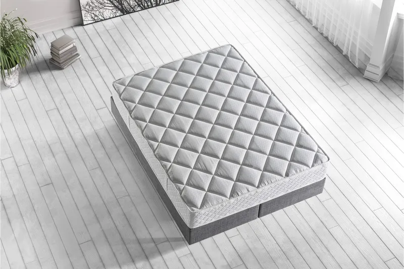 Resårmadrass 150x200 cm - Vit - Möbler - Säng - Madrasser - Resårmadrass & resårbotten