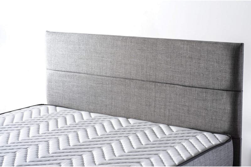 Resårmadrass 150x200 cm - Vit/Grå - Möbler - Säng - Madrasser - Resårmadrass & resårbotten