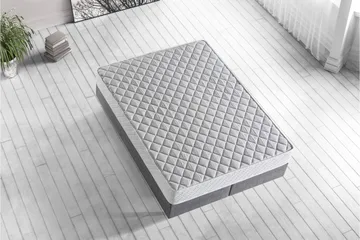 Resårmadrass 200x200 cm - Vit - Möbler - Säng - Madrasser - Resårmadrass & resårbotten