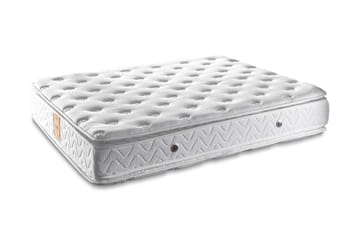 Resårmadrass 200x200 cm - Vit - Möbler - Säng - Madrasser - Resårmadrass & resårbotten