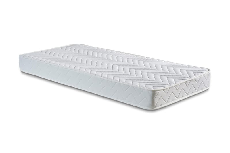 Resårmadrass 90x190 cm - Vit - Möbler - Säng - Madrasser - Resårmadrass & resårbotten