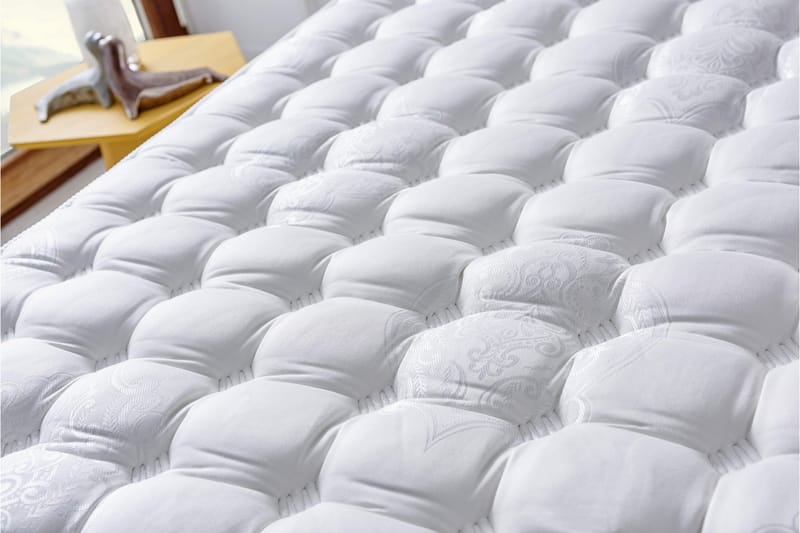 Resårmadrass 90x200 cm - Vit - Möbler - Säng - Madrasser - Resårmadrass & resårbotten