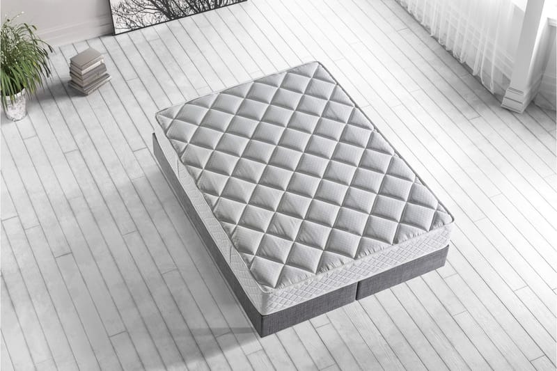 Resårmadrass 90x200 cm - Vit - Möbler - Säng - Madrasser - Resårmadrass & resårbotten