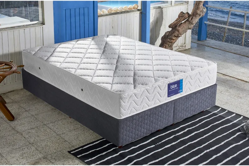 Resårmadrass 90x200 cm - Vit - Möbler - Säng - Madrasser - Resårmadrass & resårbotten