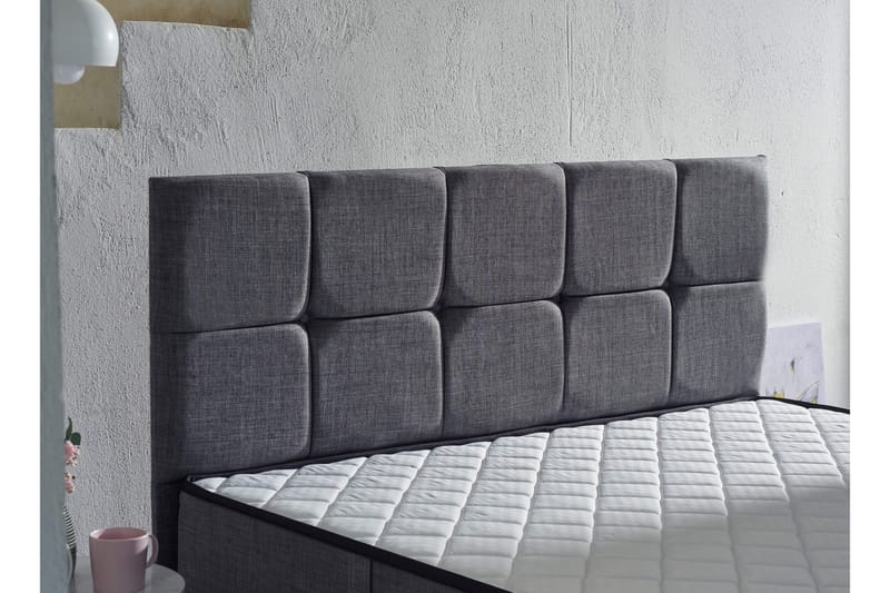 Resårmadrass 90x200 cm - Vit/Grå - Möbler - Säng - Madrasser - Resårmadrass & resårbotten