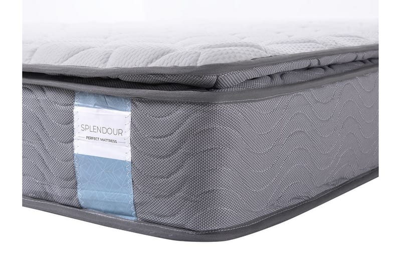 Splendour Resårmadrass 140 200 cm  Vit - Vit - Möbler - Säng - Madrasser - Resårmadrass & resårbotten