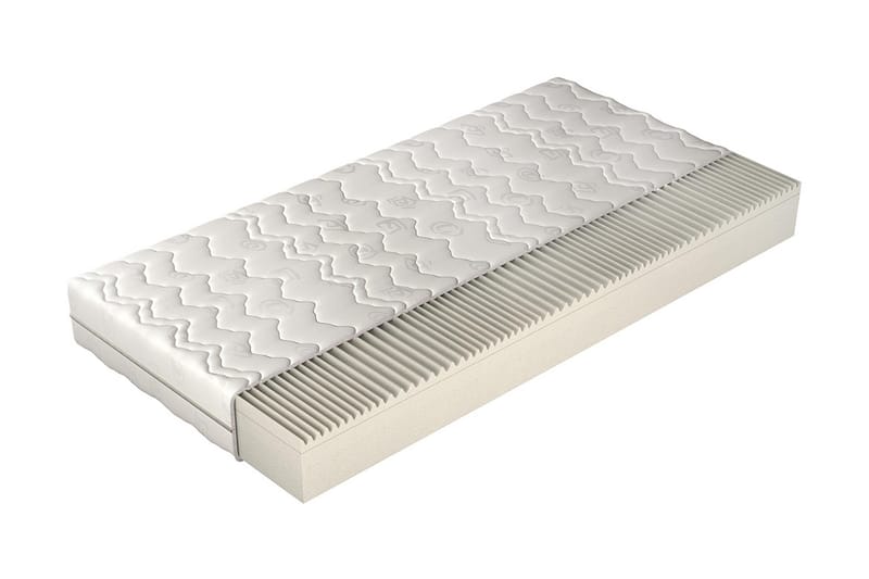Versal Madrass 200x160x12 cm - Grå/Vit - Möbler - Säng - Madrasser - Resårmadrass & resårbotten