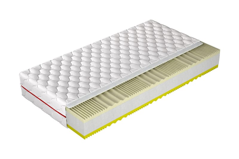 Visso Madrass 200x180x20 cm, Vit