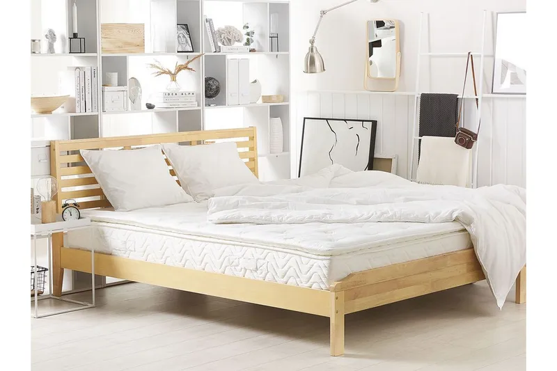 Luxusa Skummadrass 140x200 cmmed Avtagbar Klädsel - Beige - Möbler - Säng - Madrasser - Skummadrass