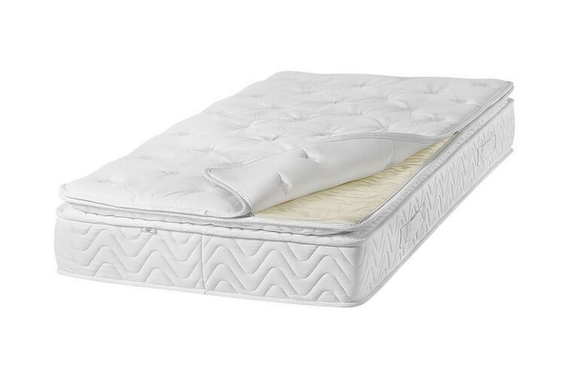 Luxusa Skummadrass 90x200 cmmed Avtakbart Trekk - Beige - Möbler - Säng - Madrasser - Skummadrass