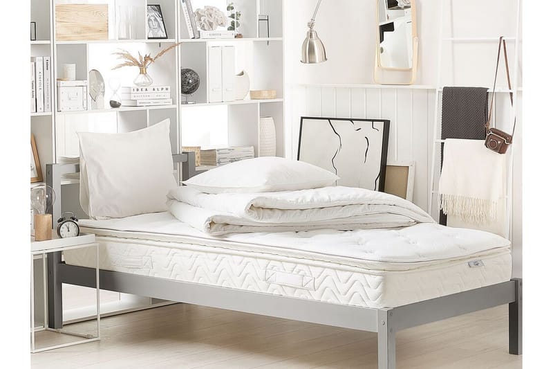 Luxusa Skummadrass 90x200 cmmed Avtakbart Trekk - Beige - Möbler - Säng - Madrasser - Skummadrass