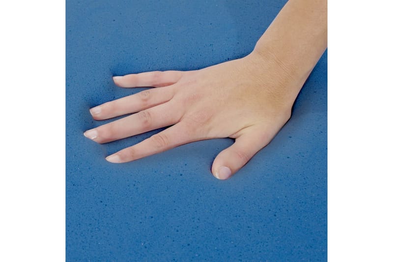 Madrass 120x200 cm viskoelastiskt minnesskum 18 cm - Vit - Möbler - Säng - Madrasser - Skummadrass