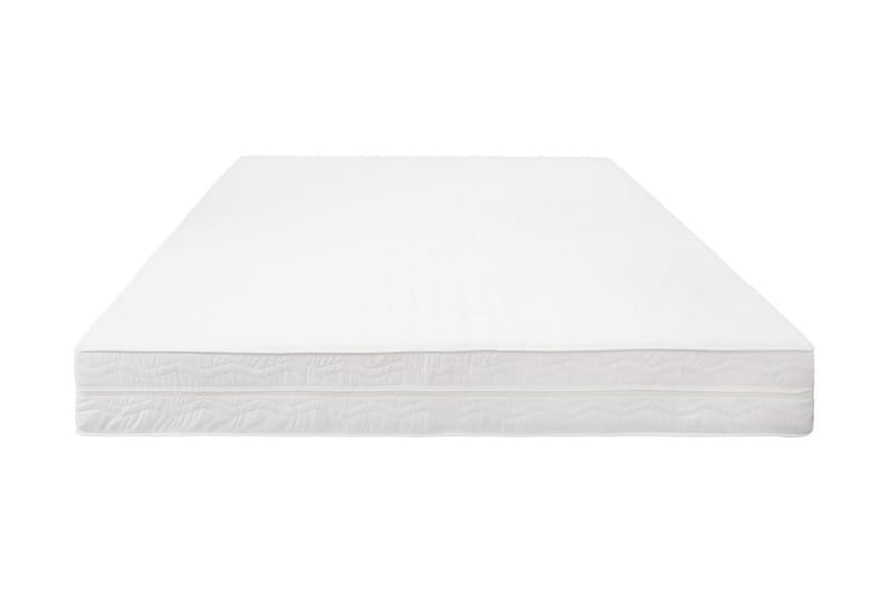 Madrass 140x200 cm viskoelastiskt minnesskum 18 cm - Vit - Möbler - Säng - Madrasser - Skummadrass