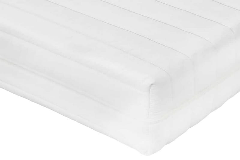 Madrass 160x200 cm 7 zoner PU-skum 16 cm H2 H3 - Vit - Möbler - Säng - Madrasser - Skummadrass