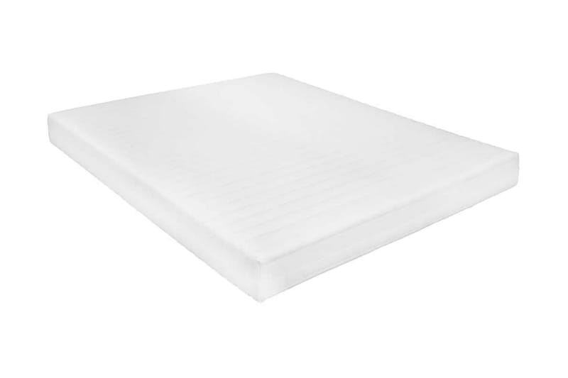 Madrass 160x200 cm 7 zoner PU-skum 16 cm H2 H3 - Vit - Möbler - Säng - Madrasser - Skummadrass