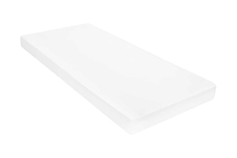 Madrass 80x200 cm 7 zoner PU-skum 10 cm H2 H3 - Vit - Möbler - Säng - Madrasser - Skummadrass