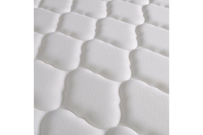 Madrass med memoryskum 200x160x17 cm - Vit - Möbler - Säng - Madrasser - Skummadrass