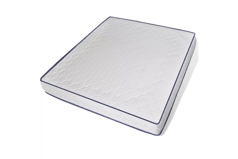 Madrass med memoryskum 200x180x17 cm - Vit - Möbler - Säng - Madrasser - Skummadrass