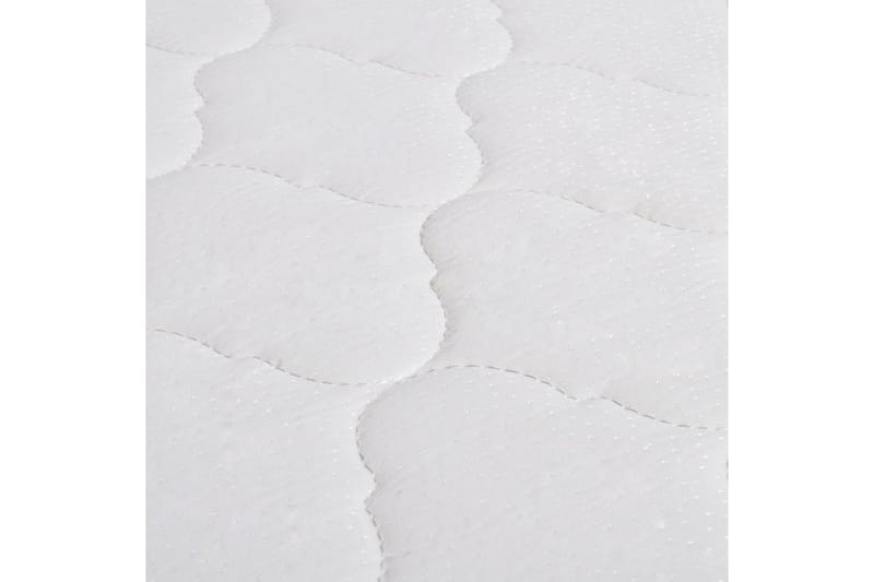 Madrass med memoryskum 200x180x17 cm - Vit - Möbler - Säng - Madrasser - Skummadrass