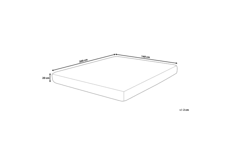 Pensick Skummadrass 140x200 cm - Vit - Möbler - Säng - Madrasser - Skummadrass