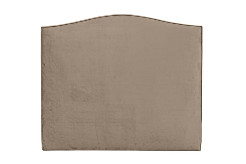 Malta Komplett Sängpaket – Kontinentalsäng 160x200 cm i Tyg med Sänggavel + Bäddmadrass - Taupe - Möbler - Säng - Komplett sängpaket