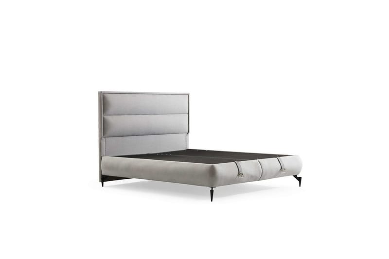 Mashli Sängram 90x190 cm - Grå - Möbler - Säng - Sängram & sängstomme