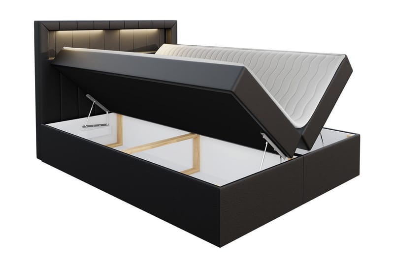 Masone Sängpaket Kontinentalsäng 180x200 cm - Röd - Möbler - Säng - Komplett sängpaket