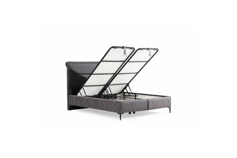 Matbar Sängram 90x190 cm - Mörkgrå - Möbler - Säng - Sängram & sängstomme