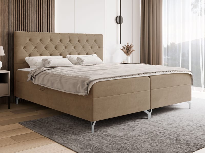 Mavik Sängpaket Kontinentalsäng med förvaring 140x200 cm - Möbler - Säng - Kontinentalsäng