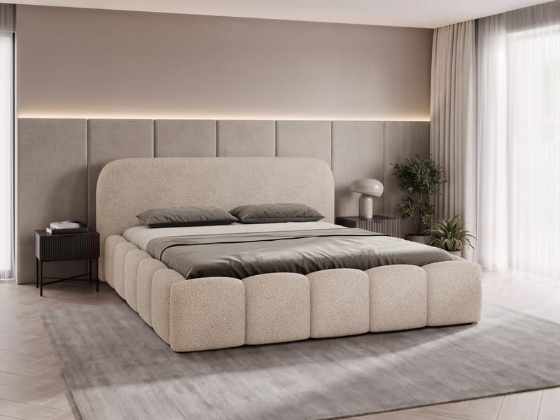 Merik Sängram 160x200 cm - beige - Möbler - Säng - Sängram & sängstomme