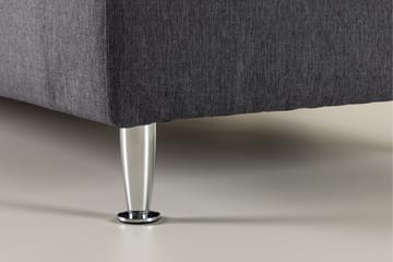 Mesa Sängpaket Ramsäng 90x200 cm - Mörkgrå - Möbler - Säng - Komplett sängpaket