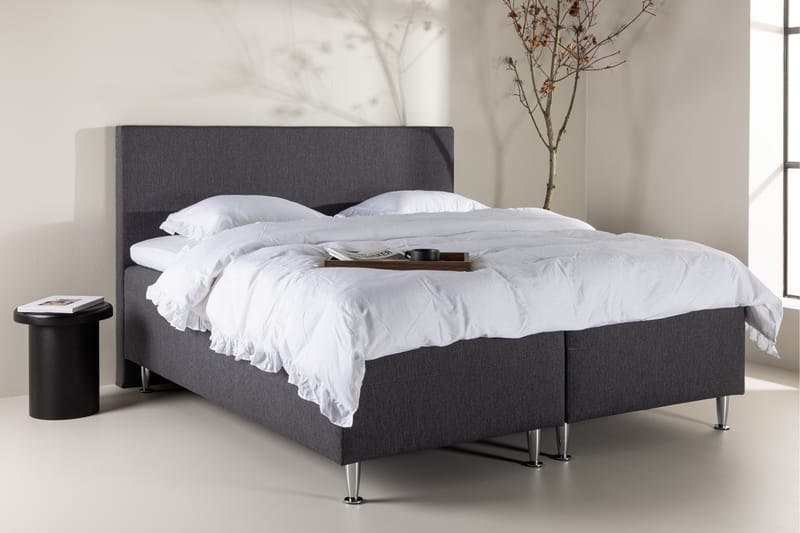 Mesa Sängpaket Ramsäng 180x200 cm - Mörkgrå - Möbler - Säng - Komplett sängpaket