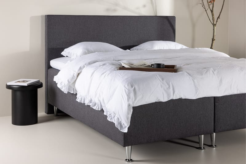 Mesa Sängpaket Ramsäng 180x200 cm - Mörkgrå - Möbler - Säng - Komplett sängpaket